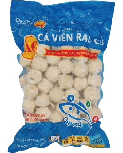 Cá viên chiên rau củ CP ( gói 500g )