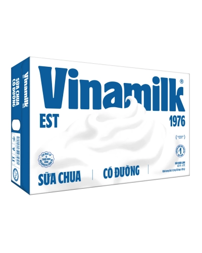 Sữa chua Vinamilk có đường 100g (thùng 48 hộp x 100g)