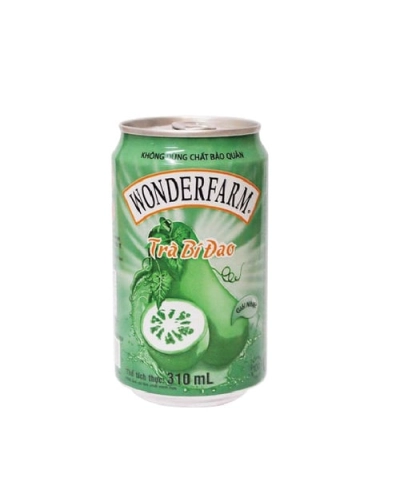Trà bí đao Wonderfarm (lon x 310ml)
