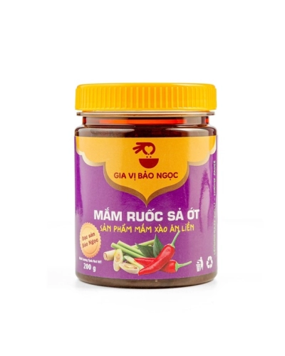 Mắm ruốc xào sả ớt Bảo Ngọc (hũ x 200g)