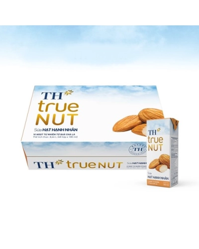 Sữa hạt hạnh nhân TH True Nut hộp 180ml (thùng 48 hộp x 180ml)