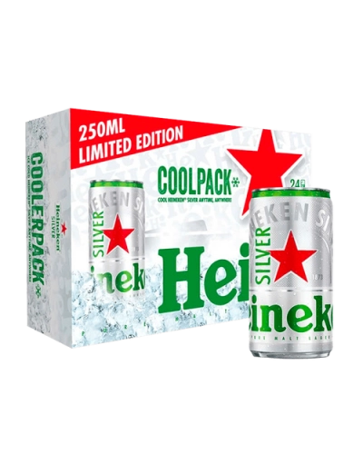 Bia Heineken lùn ( Thùng 24 lon x 250ml)