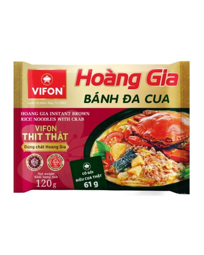 Bánh đa cua Hoàng Gia Vifon (gói x 120g)