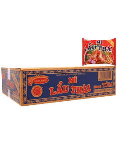 Mì Lẩu Thái tôm (thùng 30 gói x 80g)