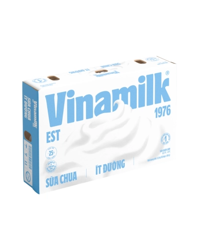Sữa chua Vinamilk ít đường 100g (thùng 48 hộp x 100g)