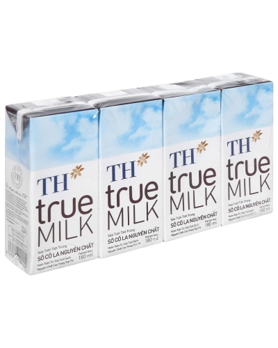 Sữa TH True Milk socola nguyên chất ̣( lốc 4 hộp x 180ml )