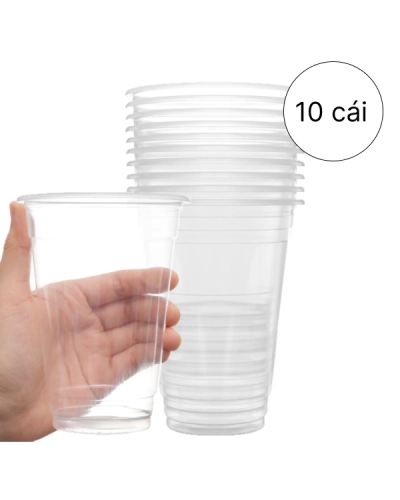 Cốc nhựa 500ml (10 cái)