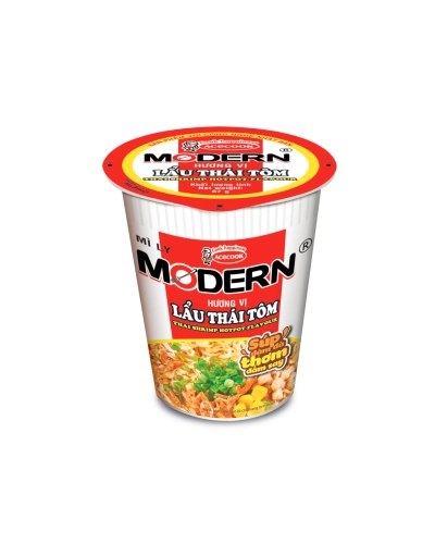 Mì ly Modern vị lẩu thái tôm (ly 65g)