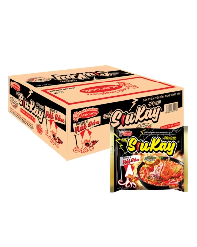 Mì Siu Kay vị hải sản (thùng 24 gói x 128g)