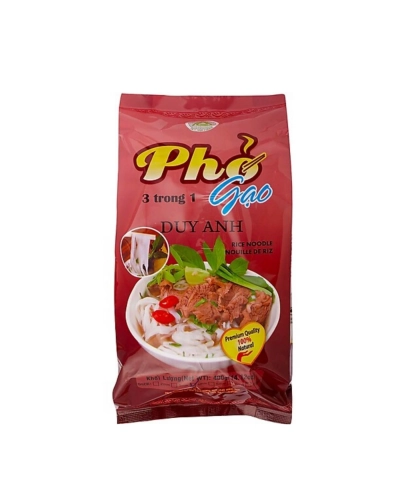 Phở gạo Duy Anh 3 trong 1 (thùng 30 gói x 400g)