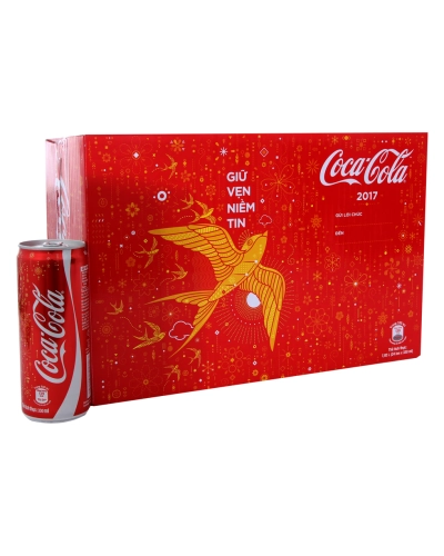 Nước ngọt Coca Cola-可乐 (thùng 24 lon x 330ml)