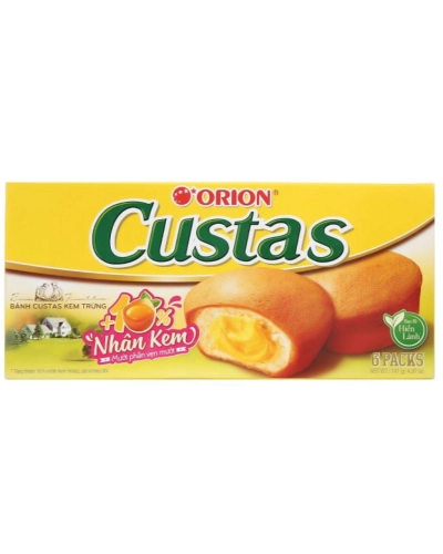Bánh Orion Custard (hộp x 6 cái)