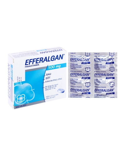 Thuốc EFFERALGAN (vỉ 4 viên x 500mg)