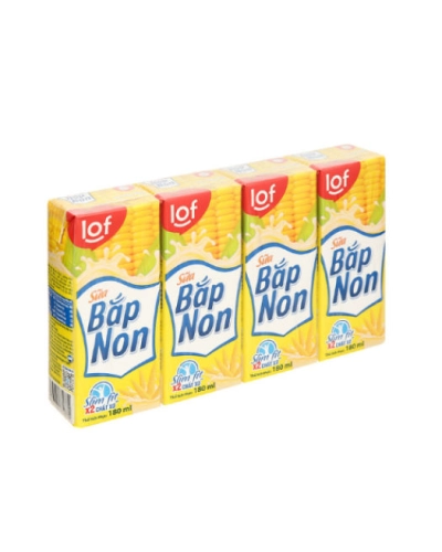 Sữa bắp non Lif (lốc 4 hộp x 180ml)