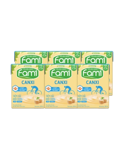 Sữa Fami canxi (Lốc)