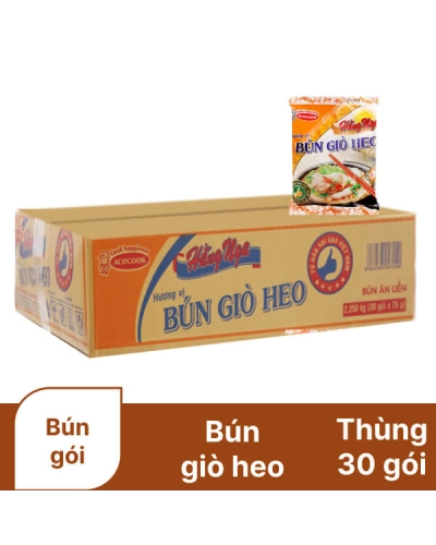 Bún giò heo Hằng Nga (thùng 30 gói x 75g)