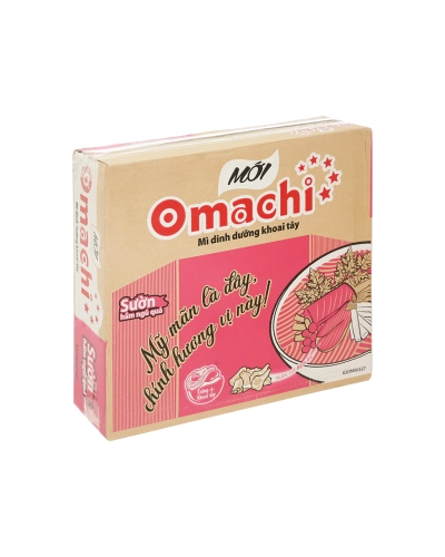 Mì Omachi xốt bò hầm (thùng 30 gói x 80g)