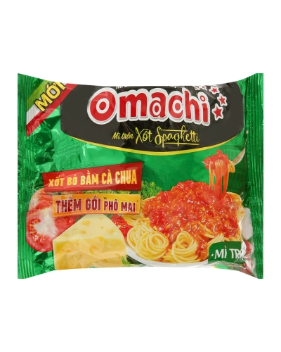Mì trộn khoai tây sốt spaghetti Omachi (gói 91g)