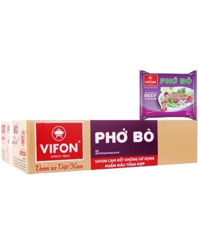 Phở bò Vifon (thùng 30 gói x 65g)
