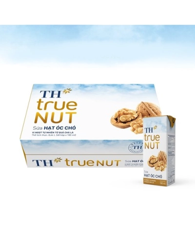 Sữa hạt óc chó TH True Nut hộp 180ml (thùng 48 hộp x 180ml)
