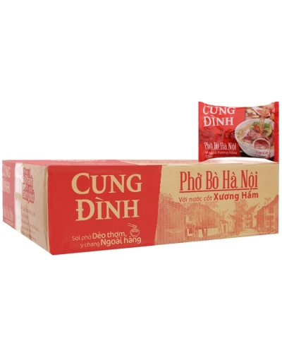 Phở bò Cung Đình Hà Nội (thùng 30 gói x 68g)