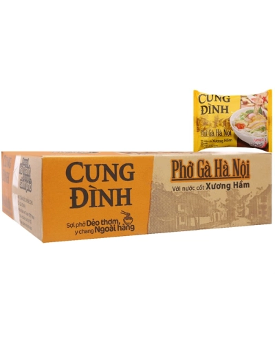 Phở gà Cung Đình Hà Nội ( thùng 30 gói x 68g )