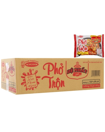 Phở trộn Đệ nhất thập cẩm Acecook ( thùng 18 gói x 82g )