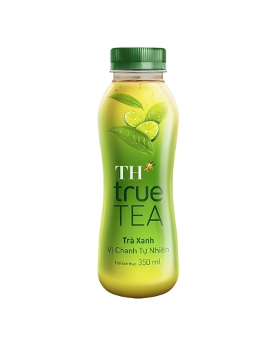 Nước TH True Tea trà xanh vị chanh tự nhiên (chai 350ml)