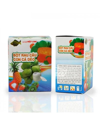 Bột rau câu con cá dẻo 3D (gói 12g) (GÓI)