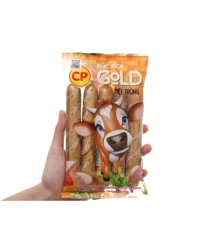 Xúc xích tiệt trùng Gold (5 cây x 40g)