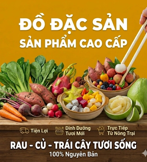 RAU - CỦ - TRÁI CÂY