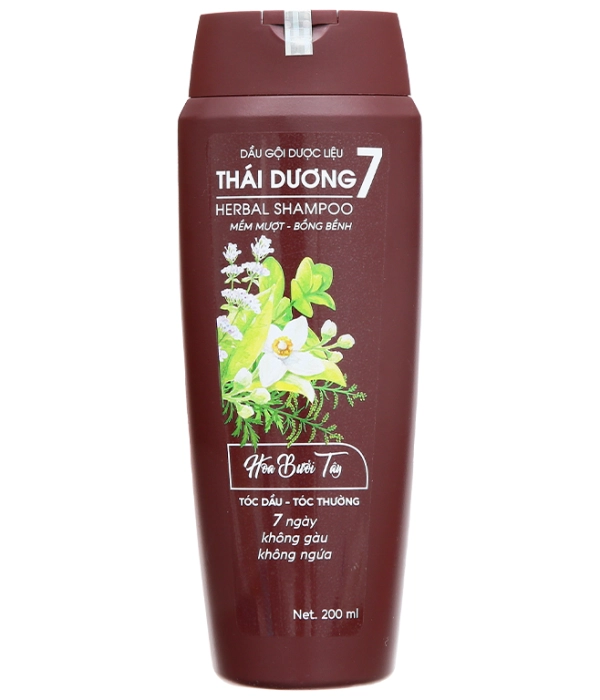 Dầu gội dược liệu Thái Dương 7 (chai x 200ml)