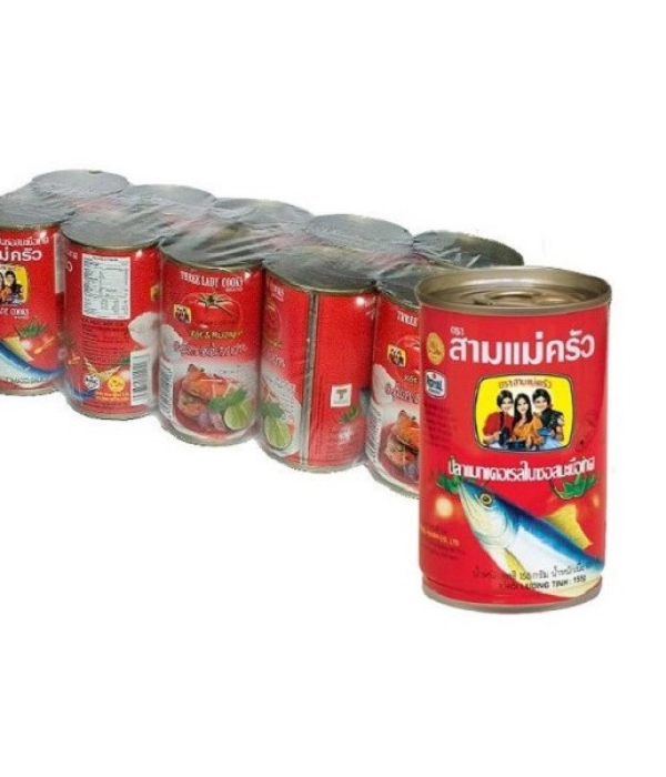 Cá mòi xốt cà đậm đà 3 Cô Gái (lon 155g)