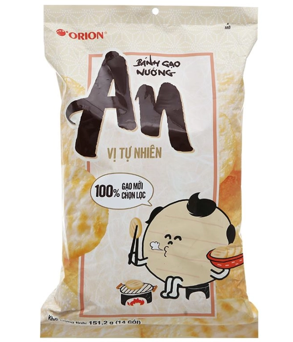 Bánh gạo An vị tự nhiên orion ( gói x 151,2g )