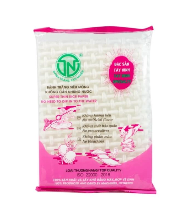 Bánh tráng Tân Nhiên (túi 120g x 28 lá)