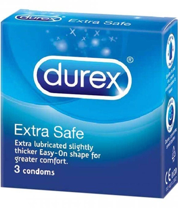 Bao cao su Durex Extra Safe (3pcs /Hộp)