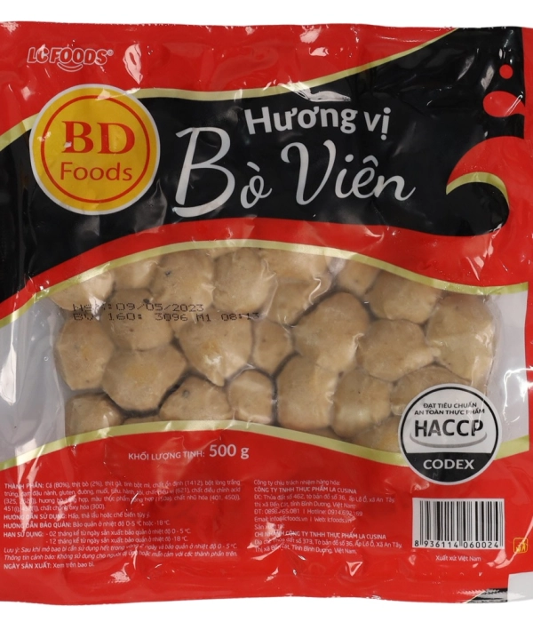 Bò viên LC Food (500g/gói)