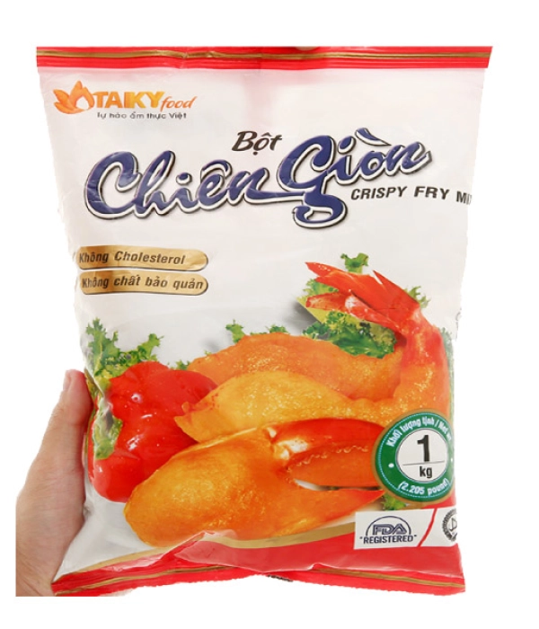  Bột chiên giòn đỏ Tài Ký (gói 1kg)