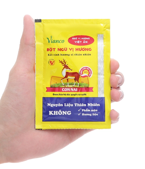 Bột ngũ vị hương Vianco (gói 10g)