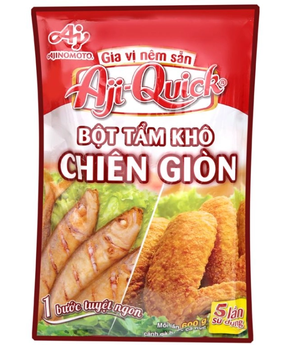 Bột tẩm khô chiên giòn Ajinomoto Aji-quick (gói x 210g)