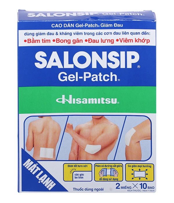 Cao dán SALONSIP (gói x 2 miếng)
