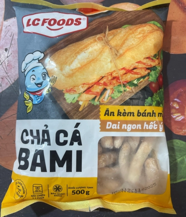 Chả cá BAMI (gói 500g)