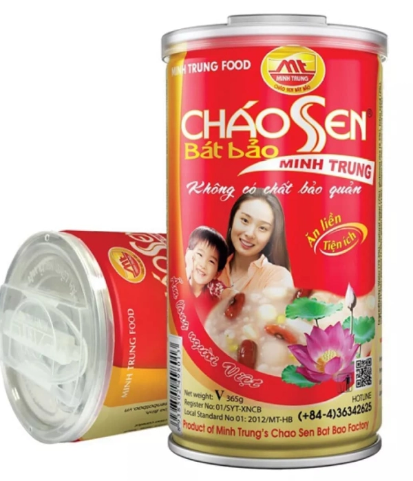 Cháo sen bát bảo Minh Trung (hộp x 365g)