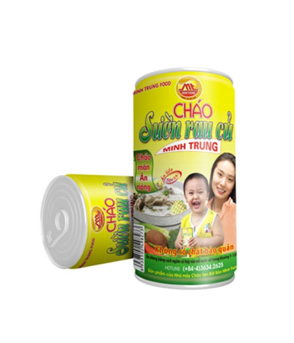 Cháo Minh Trung sườn rau 365g