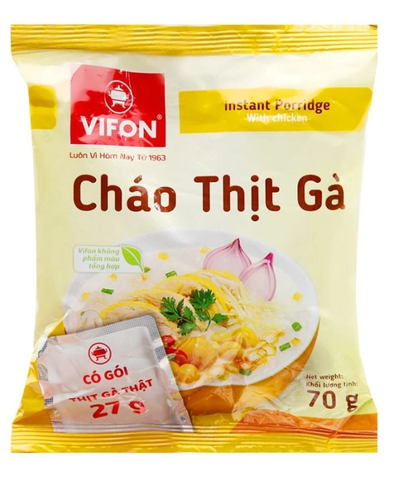 Cháo thịt gà Vifon (gói 70g)