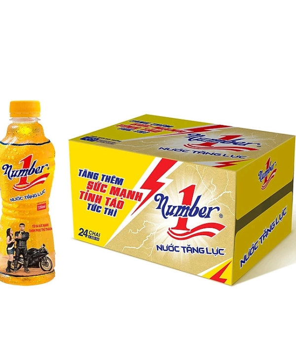 Nước tăng lực Number 1 (thùng 24 chai x 330mml)