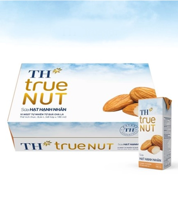 Sữa hạt hạnh nhân TH True Nut hộp 180ml (thùng 48 hộp x 180ml)