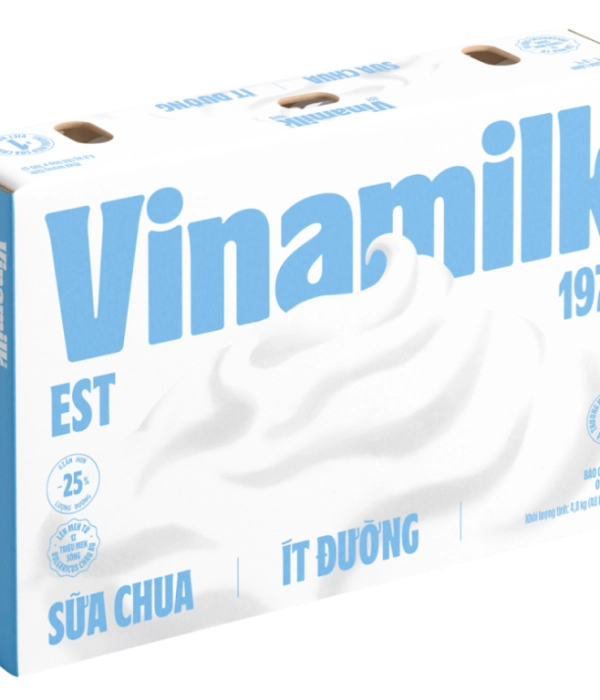Sữa chua Vinamilk ít đường 100g (thùng 48 hộp x 100g)