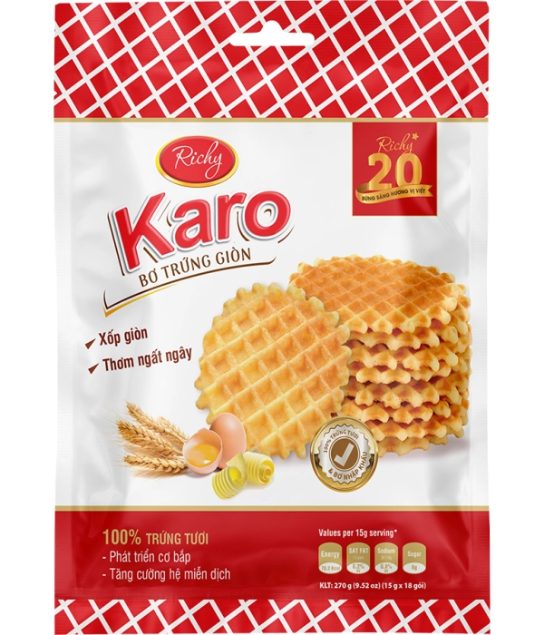 Bánh Karo bơ trứng giòn ( gói x 270g )