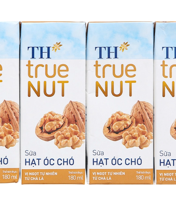 Sữa hạt óc chó TH True Nut hộp 180ml (vỉ 4 hộp x 180ml)
